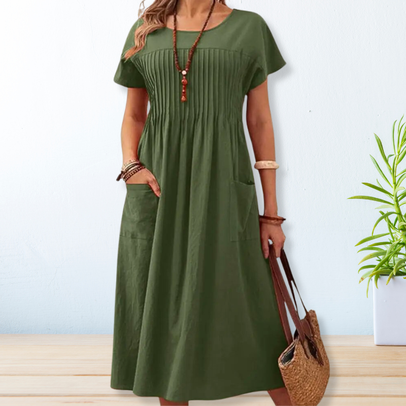 Ezra™ | Vestido Midi Chic (Quase Esgotado)
