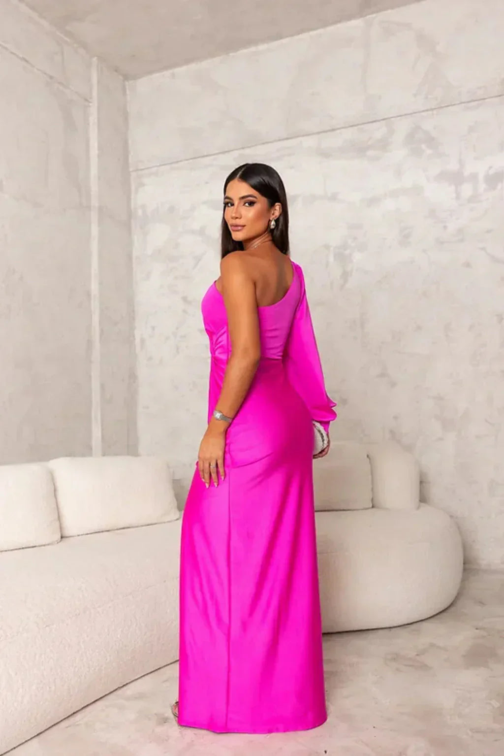 Alissia™ | Vestido Maxi com Abertura de Luxo