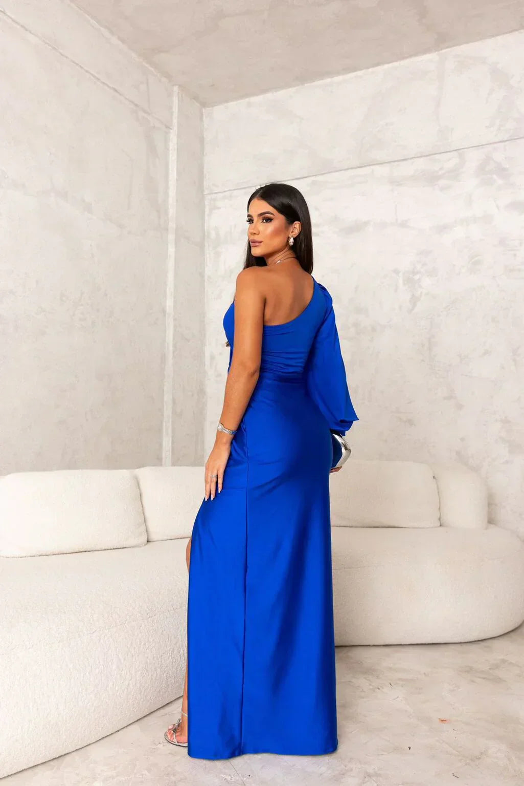 Alissia™ | Vestido Maxi com Abertura de Luxo