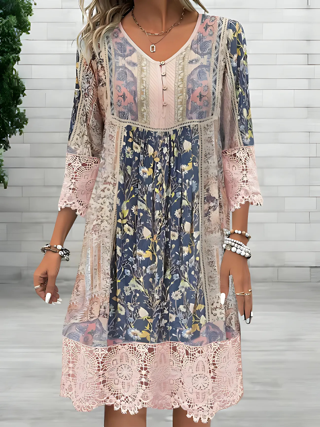Lunaris™ | Vestido Flowy Boêmio de Luxo (Quase esgotado)