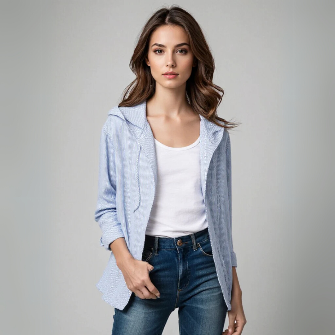 Elvora™ |Camisa com Capô Estilosa
