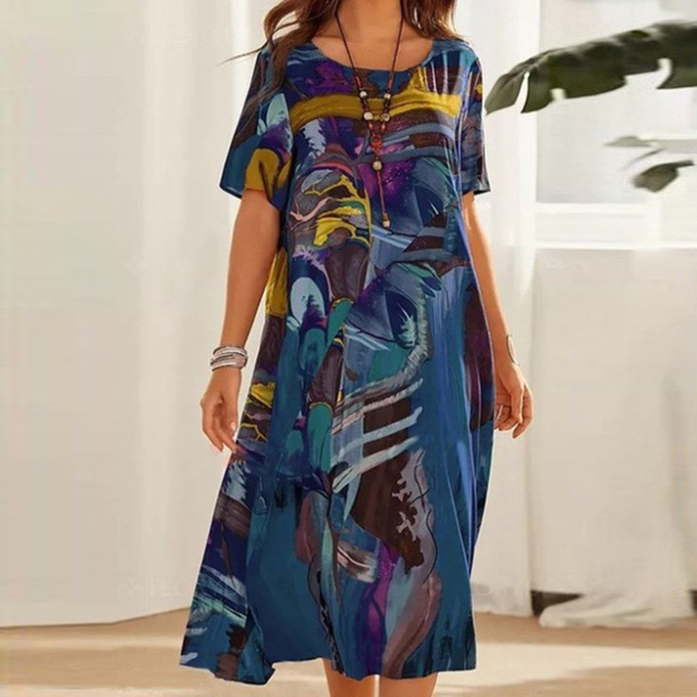 Caroline™ | Vestido Clássico Fluido (Quase Esgotado)