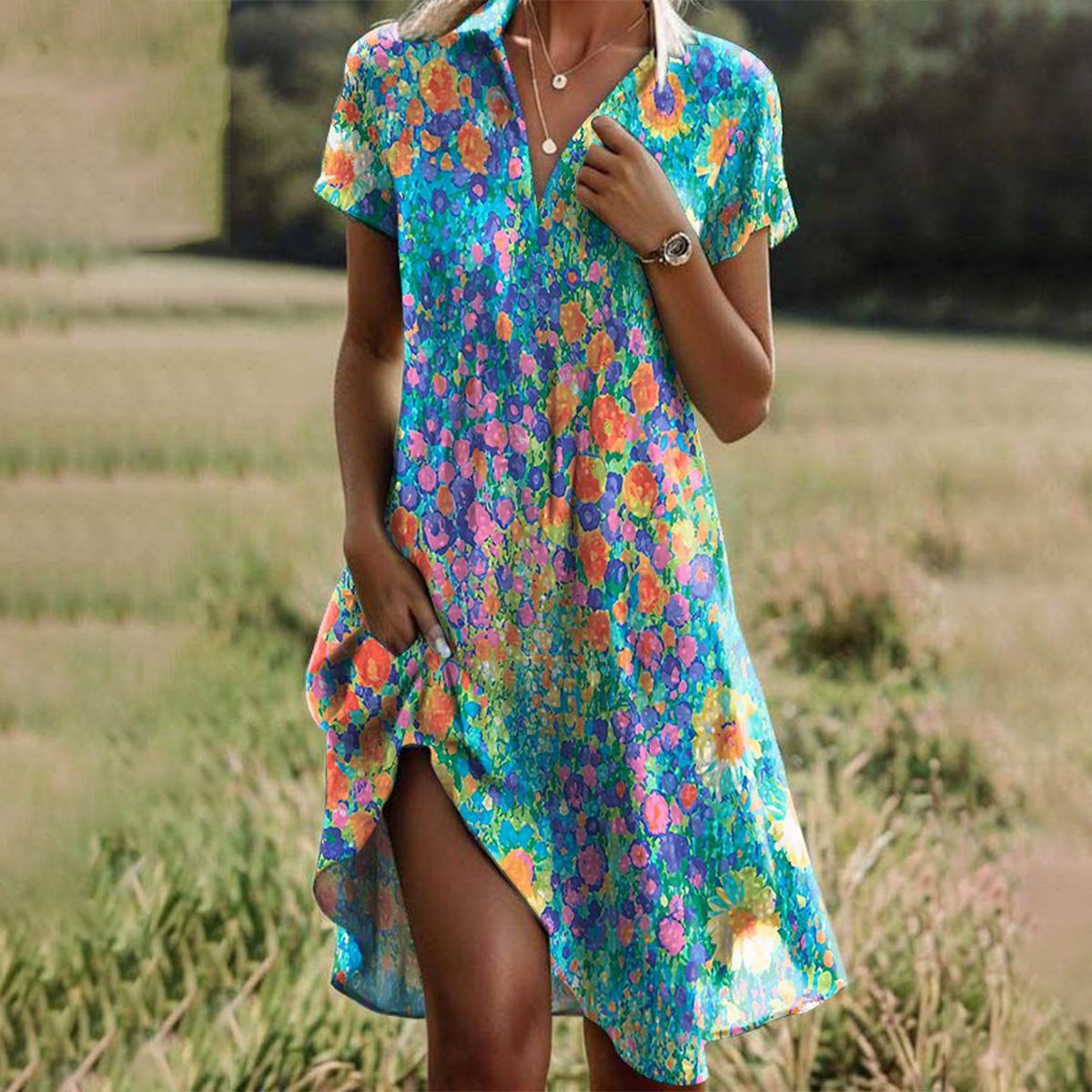 Ellowan™ | Vestido Midi Fluido (Quase esgotado)