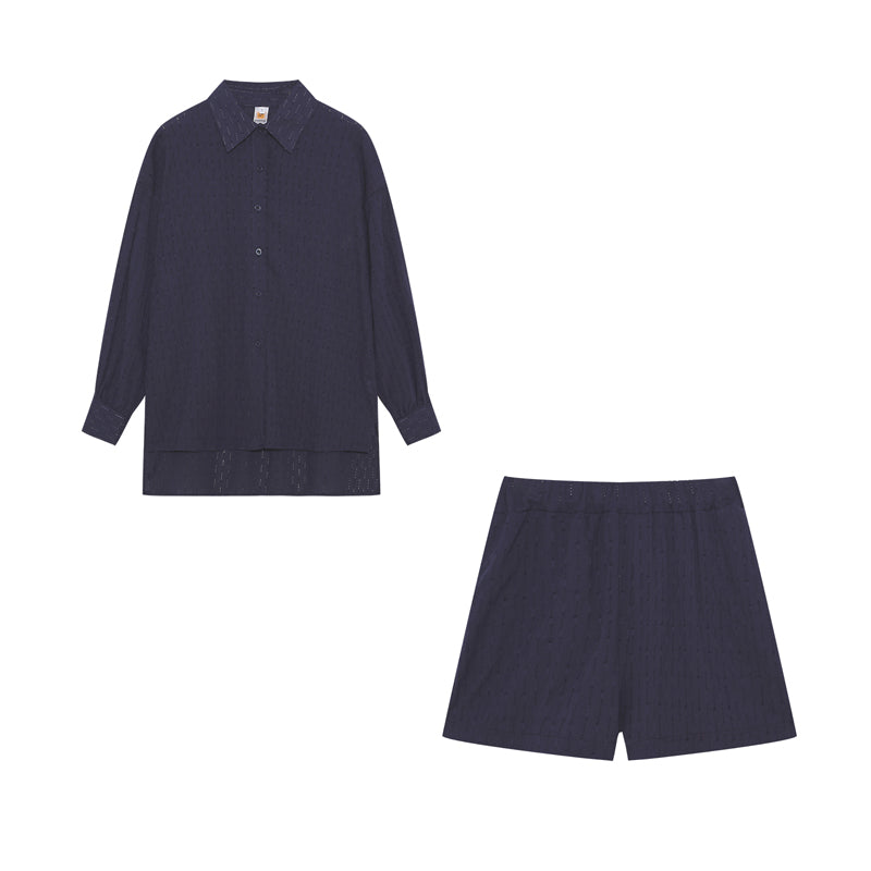 Lowen™ | Conjunto de Camisa e Calças Curtas Elegantes e Frescas