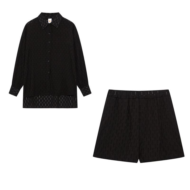 Lowen™ | Conjunto de Camisa e Calças Curtas Elegantes e Frescas