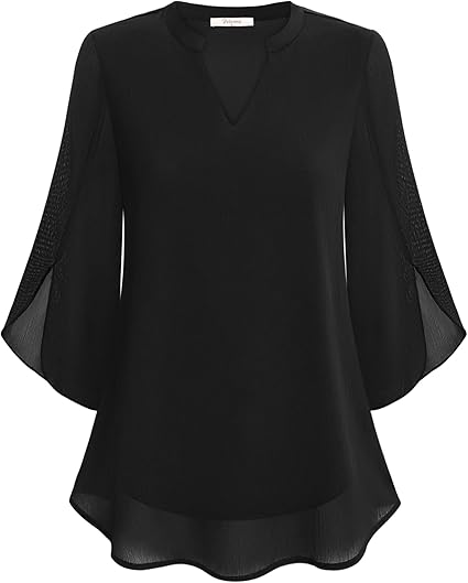 Amalyn™ | Blusa Luxuosa em Camadas