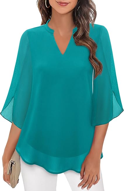 Amalyn™ | Blusa Luxuosa em Camadas