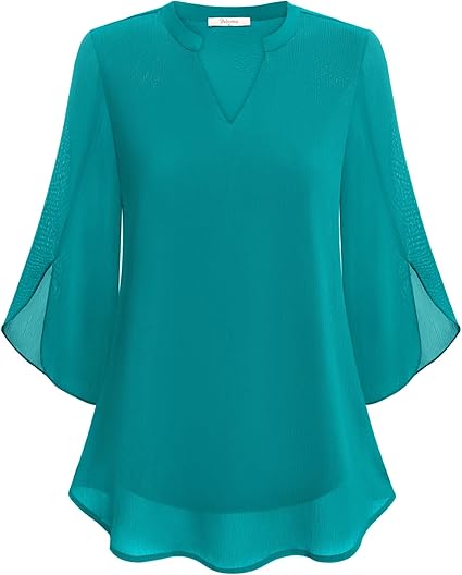 Amalyn™ | Blusa Luxuosa em Camadas