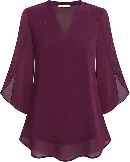 Amalyn™ | Blusa Luxuosa em Camadas