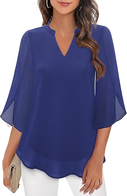 Amalyn™ | Blusa Luxuosa em Camadas