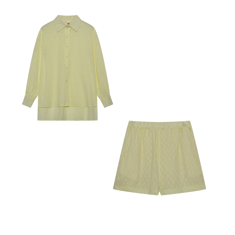 Lowen™ | Conjunto de Camisa e Calças Curtas Elegantes e Frescas