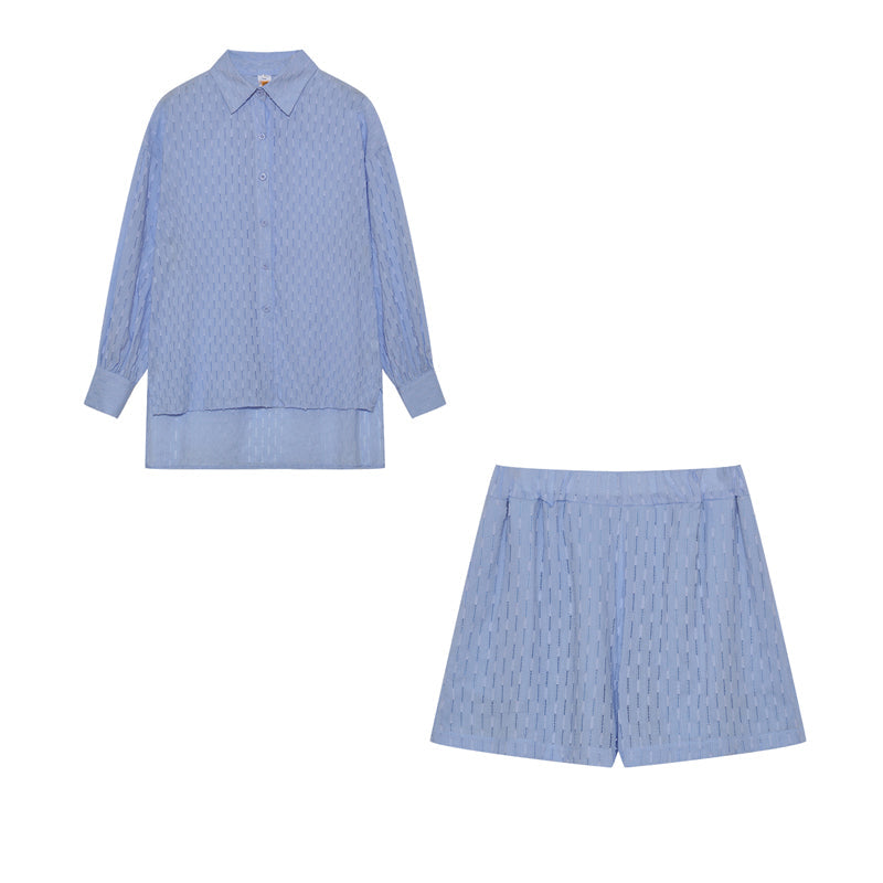 Lowen™ | Conjunto de Camisa e Calças Curtas Elegantes e Frescas