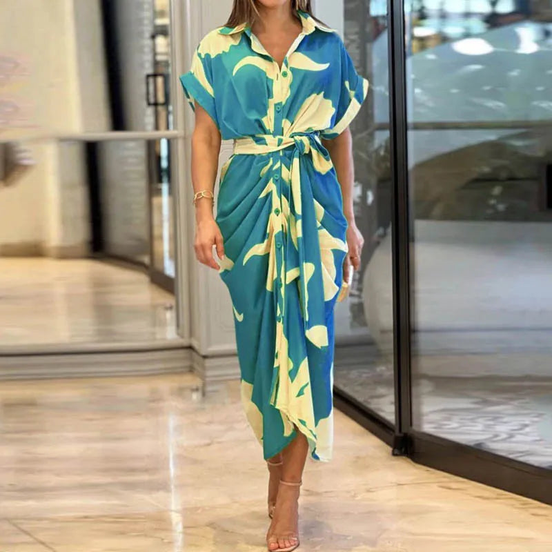 Amalthea™ | Vestido Maxi Envolvente Luxe (Quase esgotado)
