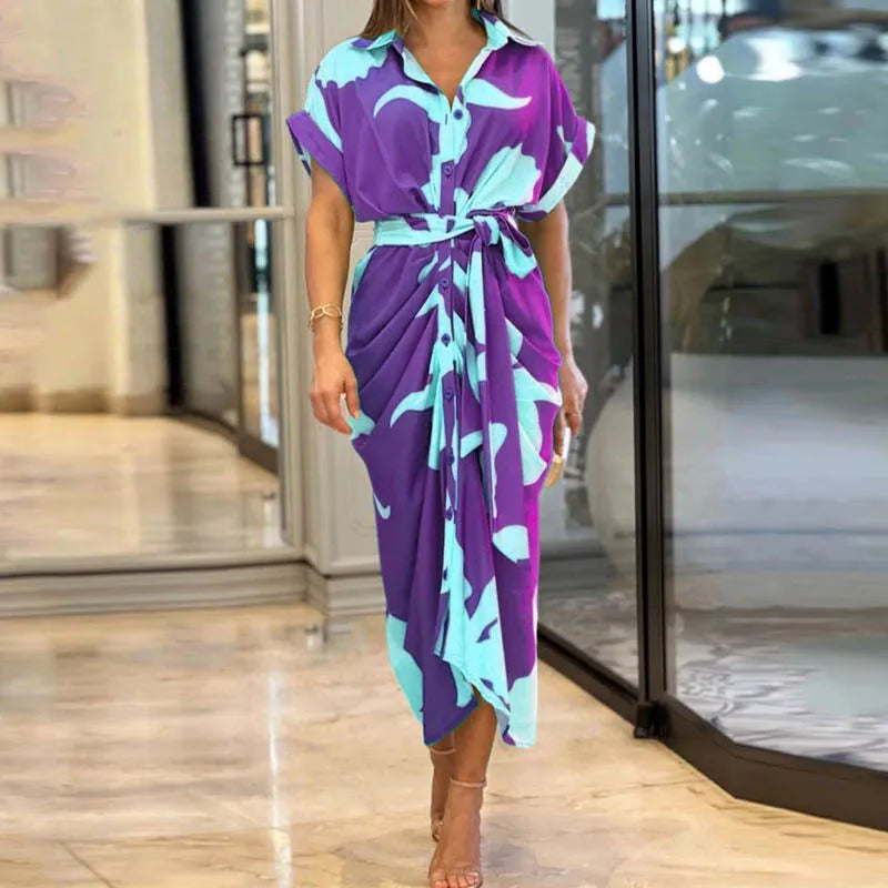Amalthea™ | Vestido Maxi Envolvente Luxe (Quase esgotado)