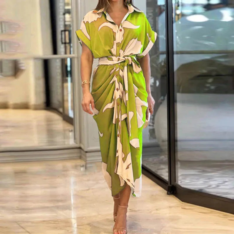 Amalthea™ | Vestido Maxi Envolvente Luxe (Quase esgotado)