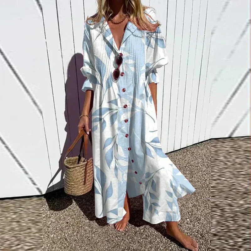 Evaneline™ | Vestido Maxi Boho Luxe (Quase esgotado)