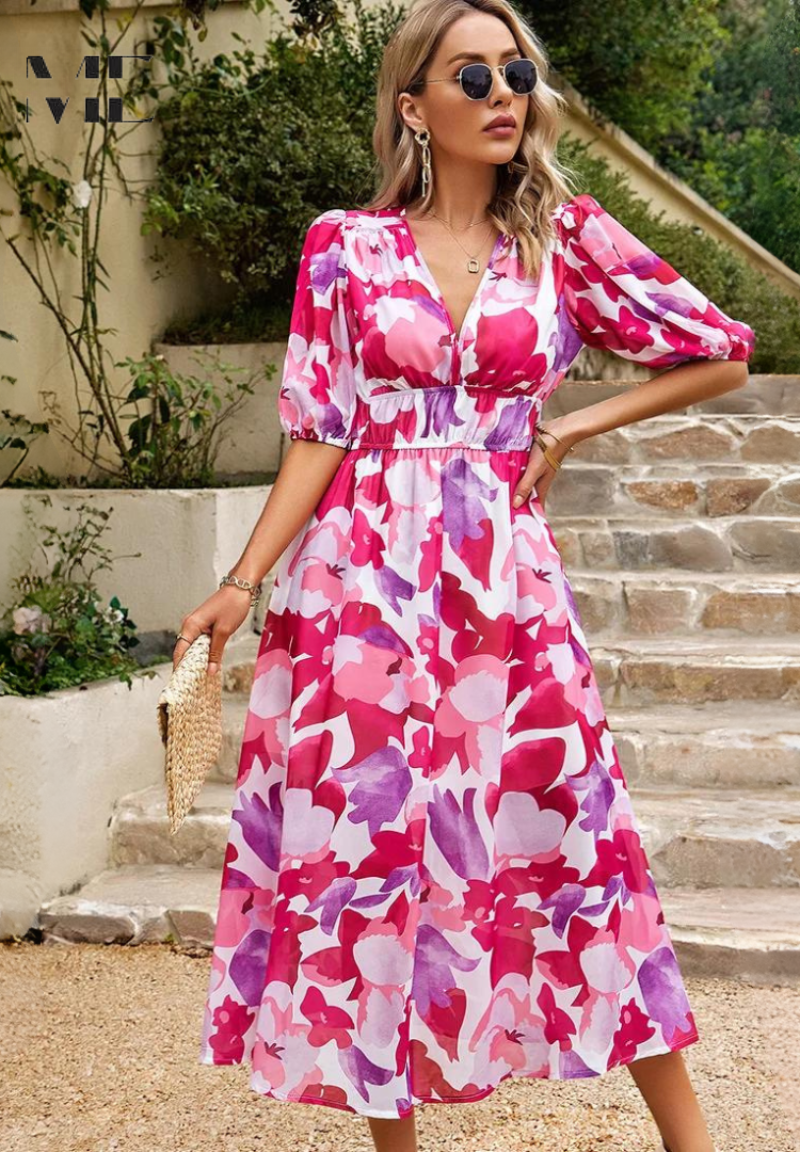 Shanielle™ | Vestido Midi Atemporal Luxe (Quase esgotado)