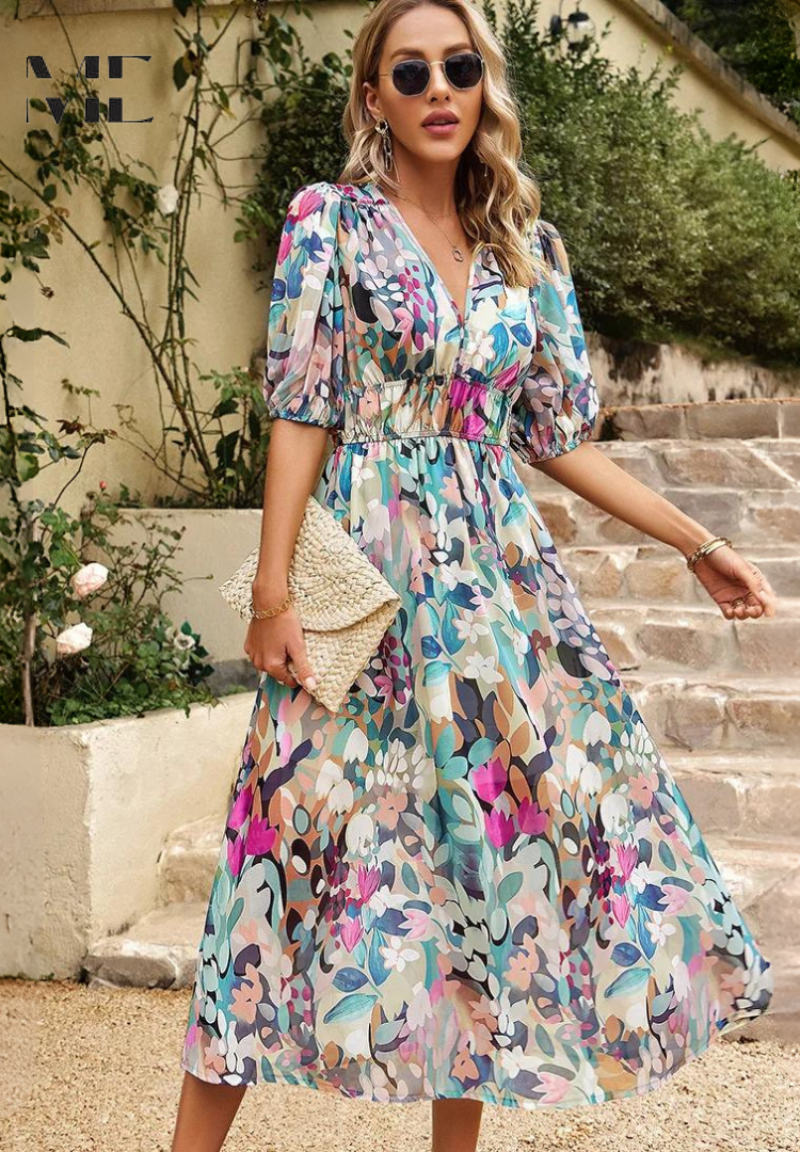 Shanielle™ | Vestido Midi Atemporal Luxe (Quase esgotado)