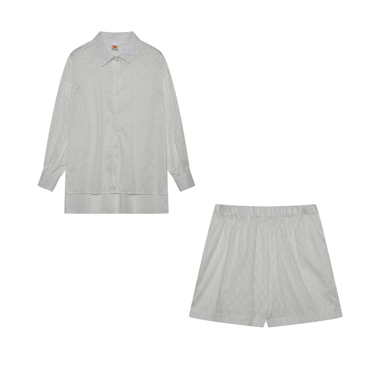 Lowen™ | Conjunto de Camisa e Calças Curtas Elegantes e Frescas