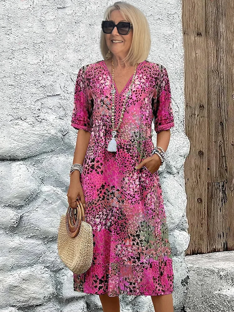 Chantelle™ | Vestido Midi Vibrante (Quase esgotado)