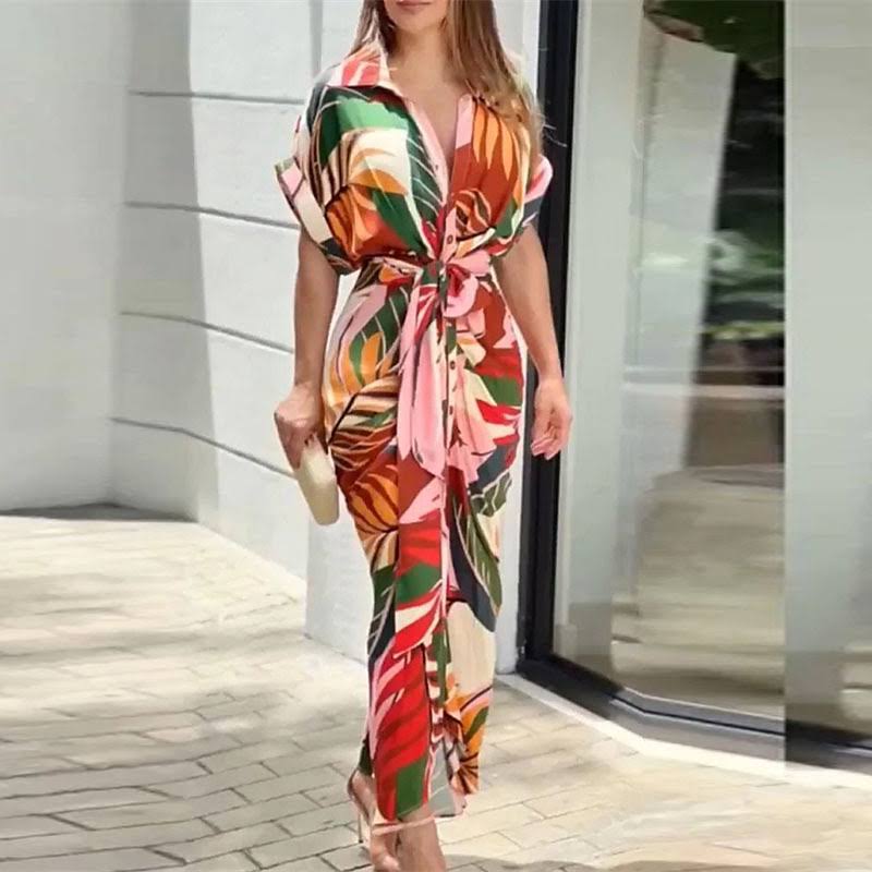 Amalthea™ | Vestido Maxi Envolvente Luxe (Quase esgotado)