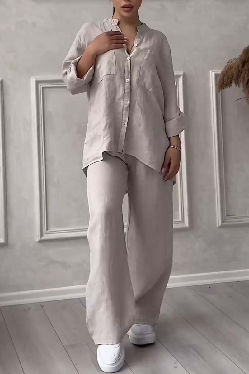 Fara™ | Conjunto de Algodão e Linho de Luxo