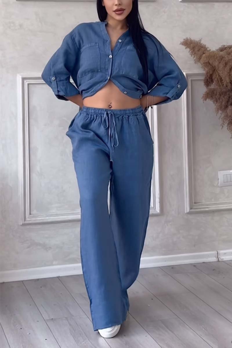 Fara™ | Conjunto de Algodão e Linho de Luxo