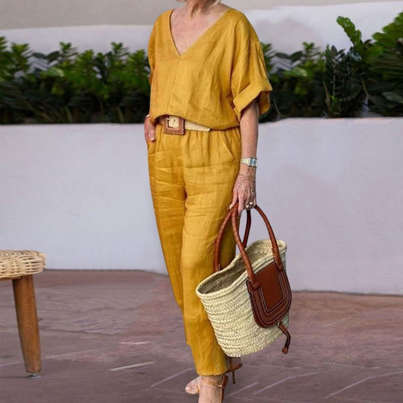Arlina™ | Conjunto de Duas Peças Luxe Relaxed