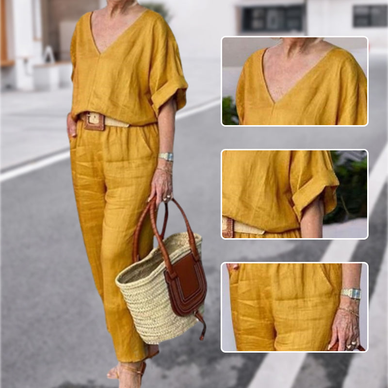 Arlina™ | Conjunto de Duas Peças Luxe Relaxed
