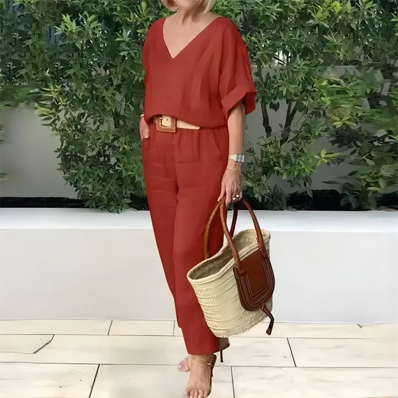 Arlina™ | Conjunto de Duas Peças Luxe Relaxed